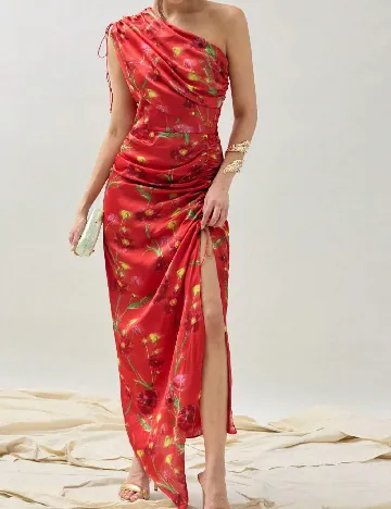 Rochie lunga SHEIN, rosu Rosu