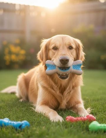 Jucarie pentru caini Beasty, gri/albastru Gri