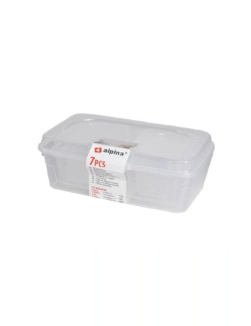 Set recipiente Alpina, transparent