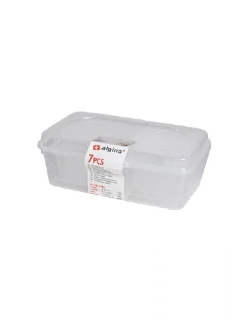 Set recipiente Alpina, transparent