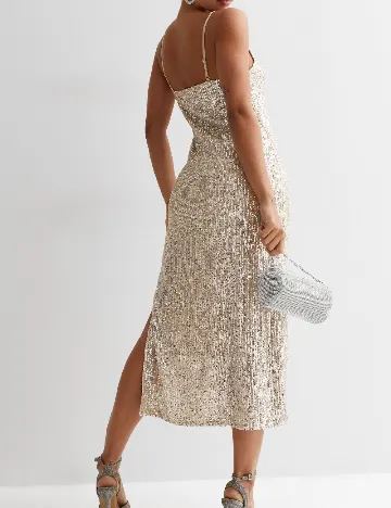 Rochie medie New look, crem Crem