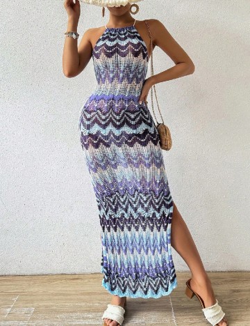 Rochie de plaja SHEIN, mix culori