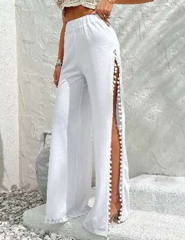 Pantaloni SHEIN, alb Alb