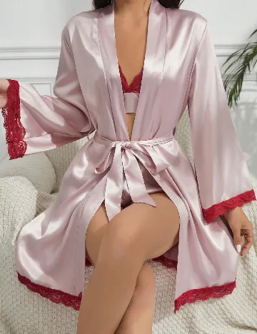 Pijama SHEIN, roz Roz