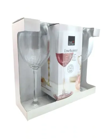 Set pahare Royal Leerdam, transparent Alb