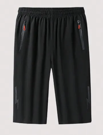 Pantaloni scurti SHEIN, negru Negru