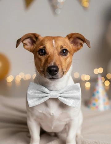 Papion pentru catei Beasty, argintiu Gri