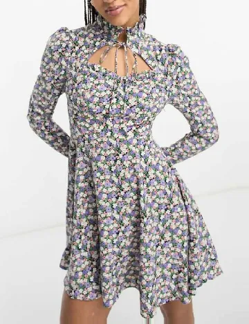 Rochie scurta Urban Revivo, floral print Floral print