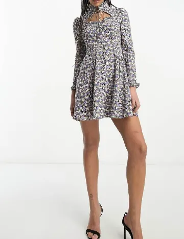 Rochie scurta Urban Revivo, floral print Floral print