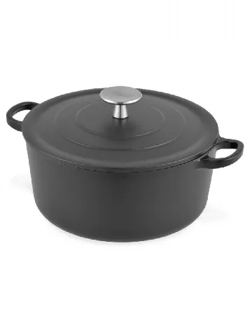 Oala din fonta Royal van Kempen & Begeer, negru Negru