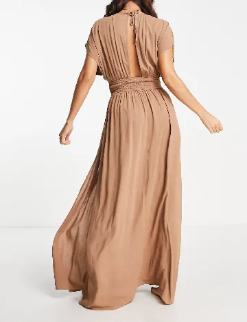 Rochie de plaja ASOS, maro