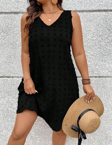 Rochie scurta SHEIN CURVE, negru