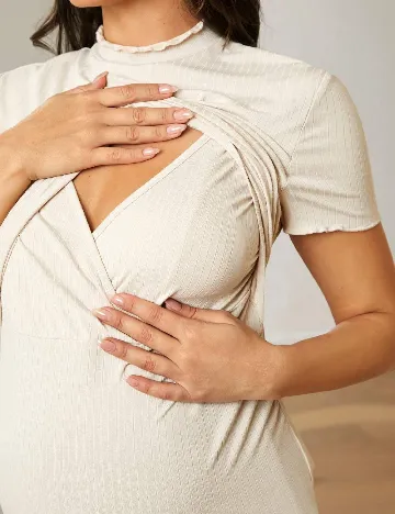 Bluza SHEIN Maternity, crem Crem