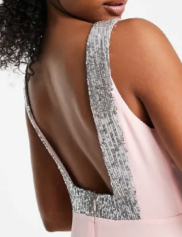 Rochie lunga TFNC London, roz