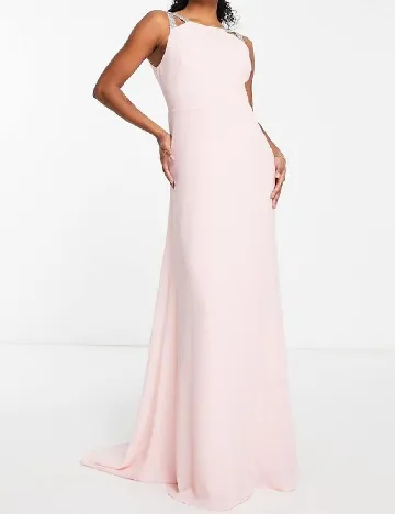 Rochie lunga TFNC London, roz