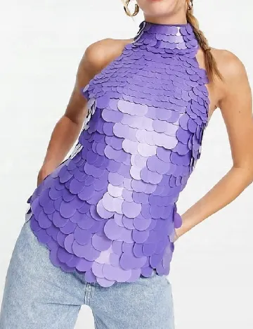 Bluza ASOS, mov Mov