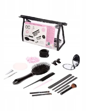 Geanta cosmetice cu accesorii Zd Trading, negru Negru