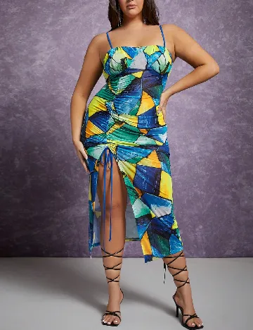 Rochie medie SHEIN CURVE, mix culori Mix culori
