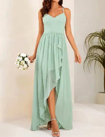 Rochie lunga SHEIN, verde Verde