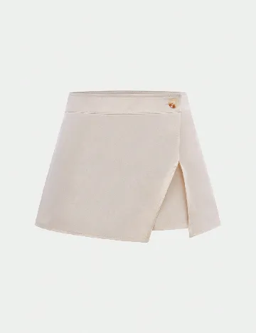 Fusta pantalon SHEIN, crem Crem
