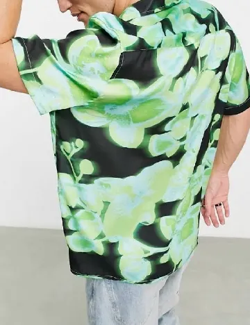 Camasa ASOS, verde Verde