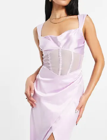 Rochie medie ASOS, roz
