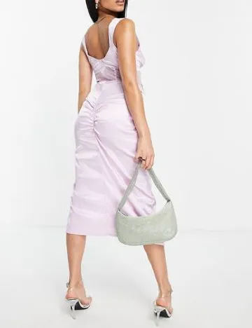 Rochie medie ASOS, roz