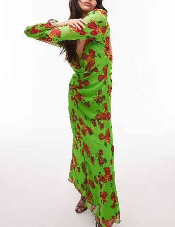 Rochie lunga Top Shop, verde