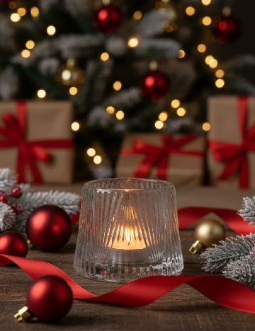 Suport lumanare, galben