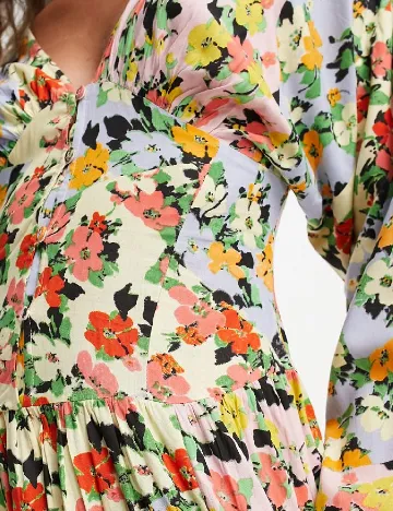 Rochie medie ASOS, floral print Floral print