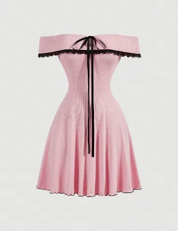 Rochie scurta SHEIN, roz