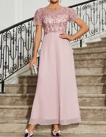 Rochie lunga SHEIN, roz