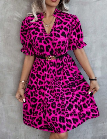 Rochie scurta SHEIN, roz