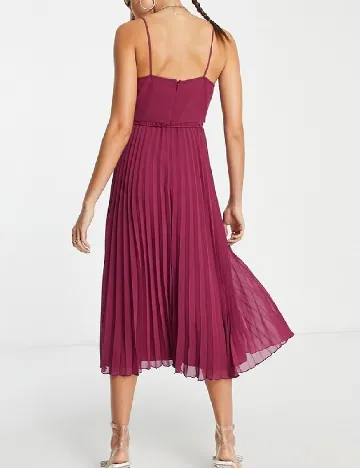 Rochie medie ASOS, pruna