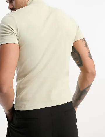 Tricou ASOS, bej Crem
