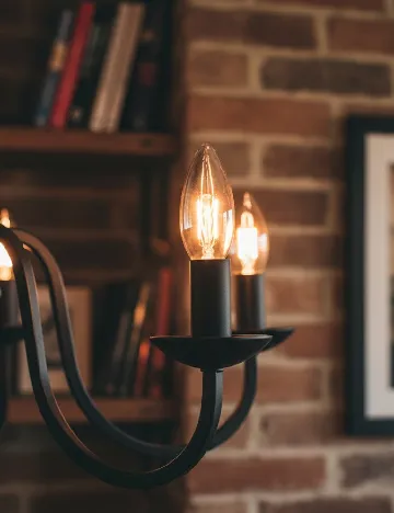 Bec tip lumanare cu soclu E14 Eurodomest, galben Galben