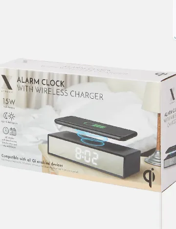 Ceas desteptator XTRONIC, argintiu Gri