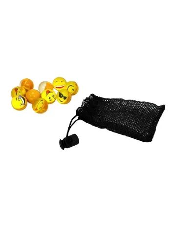 Set bile de cauciuc 10 bucati Toi-Toys, galben Galben