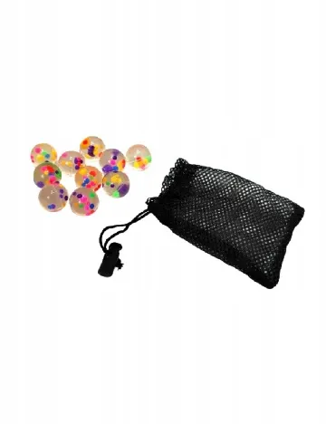 Set bile de cauciuc 10 bucati Toi-Toys, mix culori Mix culori