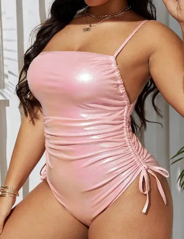 Costum de baie SHEIN CURVE, roz Roz