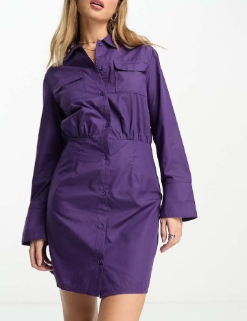 Rochie scurta Lola May, mov