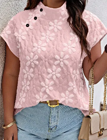 Bluza SHEIN CURVE, roz Roz