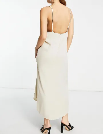 Rochie lunga ASOS, crem