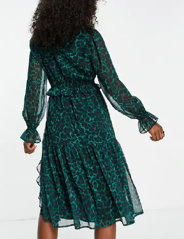 Rochie medie Miss Selfridge, verde