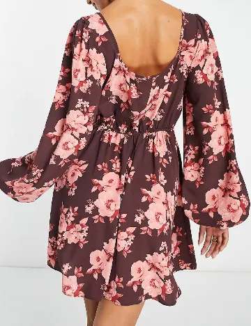 Rochie scurta ASOS, floral print Floral print