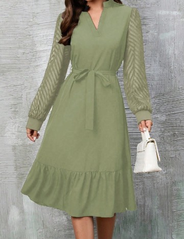 Rochie medie SHEIN, verde