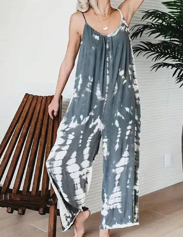 Salopeta SHEIN CURVE, gri Gri