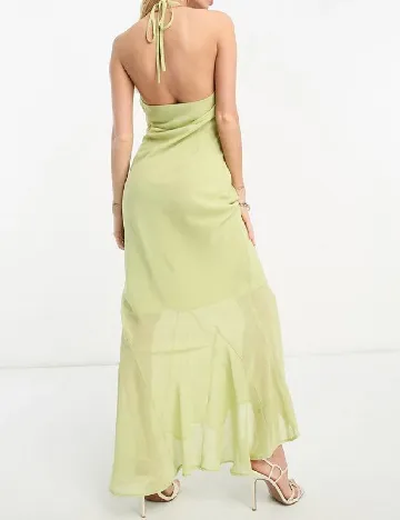 Rochie lunga ASOS, verde Verde