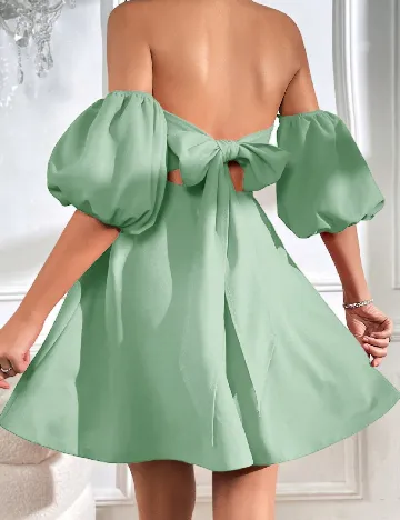 Rochie scurta SHEIN, verde Verde