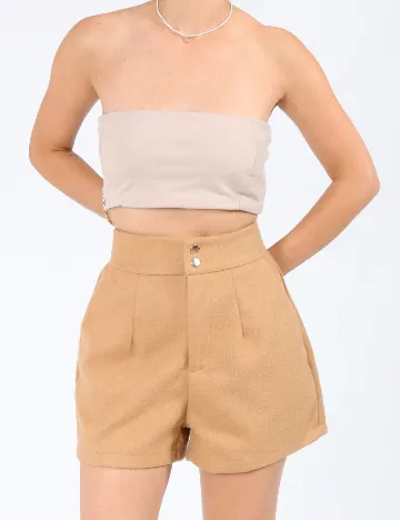 Pantaloni scurti SHEIN, maro Maro